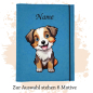 Preview: Dokumentenhülle für Hund Australian Shepherd red tri